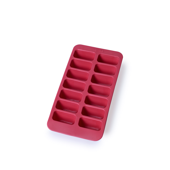 Picture of LEKUE ledus kubiņu veidne taisnstūra ar vāciņu, red