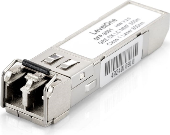 Picture of Level One LevelOne SFP Transceiver 1.25G Multi-mode Duplex 550m 850nm