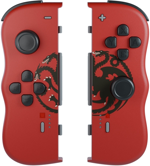 Picture of LEXIP X GAME OF THRONES Black Lights Twinpads Controller Red