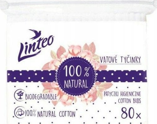 Picture of Linteo Patyczki Kosmetyczne 80szt Folia Linteo...