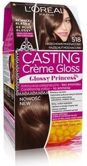 Picture of LOreal Paris Casting Creme Gloss Krem koloryzujcy nr 518 Orzechowe Mochaccino 1op.
