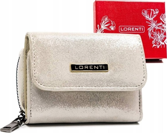 Picture of Lorenti May, skórzany portfel damski na zamek i zatrzask