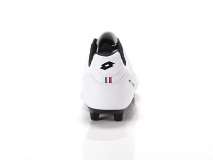 Picture of LOTTO BUTY Stadio 705 FG Unisex All White/All Black/Light Platino 7.5 41.0