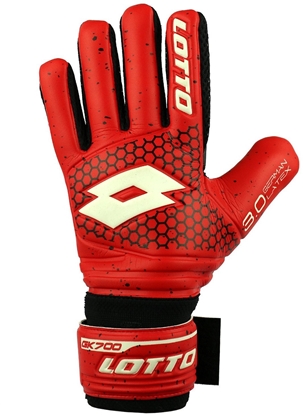 Attēls no LOTTO RKAWICZKI GLOVE GK 700 II Junior Cliff Red/All White 9.0