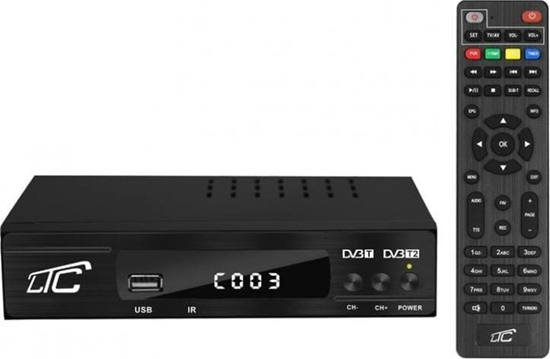 Изображение LTC TUNER DVB-T2 LXDVB507 z pilotem