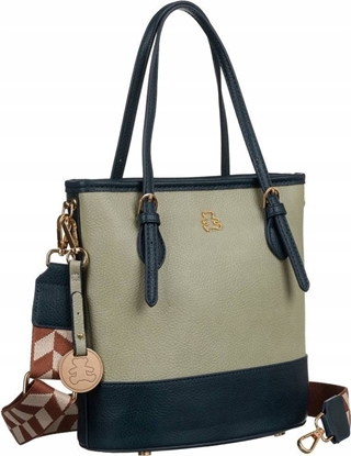 Изображение LuluCastagnette Niewielka shopperka ze skóry ekologicznej