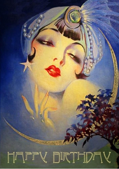 Picture of Madame Treacle Karnet B6 brokat z kopert Urodziny Din