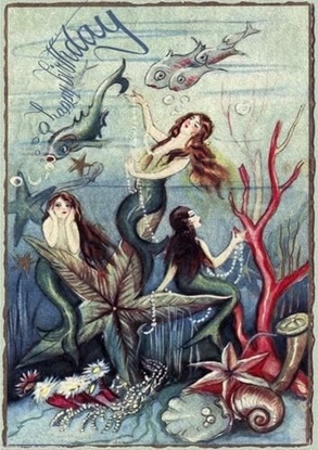 Picture of Madame Treacle Karnet B6 z kopert Urodziny Syreny