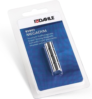 Picture of Magnet Dahle, cylinder 10 x 10 mm, pakke a 4 stk.