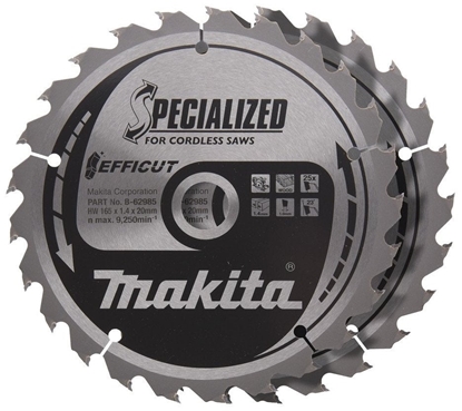 Picture of Makita  B-62985-2 EFFICUT Sägeblatt 165x20x25Z