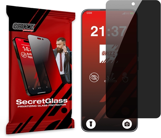Изображение Matowe szko prywatyzujce GrizzGlass SecretGlass do Honor X60 GT