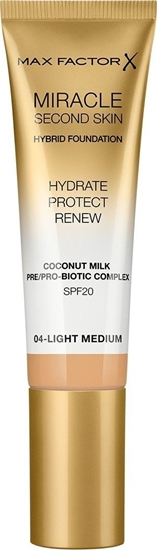Picture of MAX FACTOR Podkad nawilajcy Miracle Second Skin 04 Light medium