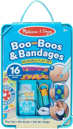 Изображение MELISSA & DOUG playset Boo-Boos & Bandages Reusable Play Set
