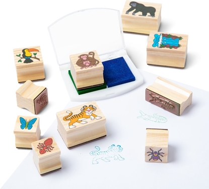Attēls no MELISSA & DOUG playset Stamp-a-Scene-Rain Forest