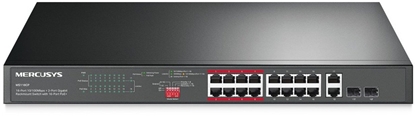 Attēls no MERCUSYS switch MS120GP (16xGbE,14xPoE+,2xGbE/SFPcombo,192W)