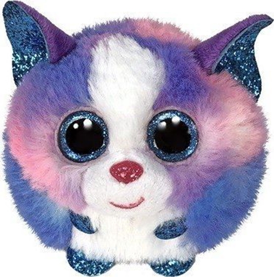Изображение Meteor Maskotka Ty Puffies Wielokolorowy Husky Cleo 8 cm