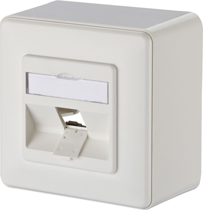 Picture of Metz Connect Keystone Anschlussdose AP 1 Port unbestückt reinweiß