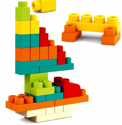 Attēls no MiÄkkie klocki pojazdy 62 elementy