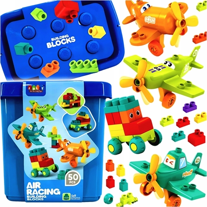 Attēls no MiÄkkie klocki samoloty 50 elementÃ³w