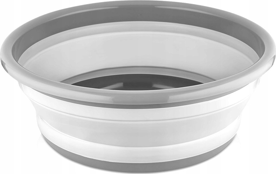 Picture of MISKA SILIKONOWA SKADANA OKR. 9 LITR. SZARA