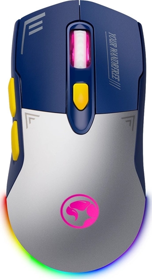 Picture of Mysz bezprzewodowa, Marvo DUKE 20, niebiesko-biay, optyczna, 4800DPI