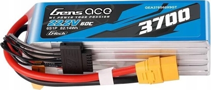 Attēls no ML Akumulator Lipo Gens Ace G-Tech 3700mAh 22.2V 60C 6S1P XT90