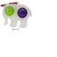 Изображение Mocco Bubble Pop It Antistress Sensory /  Elephant / keychain / White