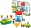 Picture of Mochtoys MOCHTOYS Klocki Jeyki Pin Bricks FARMA w Kartonie 100 el. + 3 Figurki