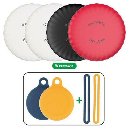 Attēls no Modu GPS 4smarts 4smarts Lokalizator Location Finder SkyTag Slim Set 4pcs (1xBlack+ 2xWhite + 1xRed) 540550