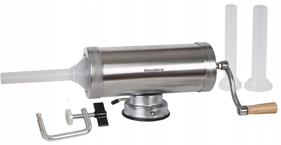Изображение Nadziewarka do kiebasy kiebas pozioma rczna maszynka 2.5kg KLAUSBERG KB-7925