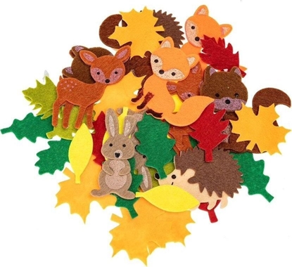 Picture of Naklejki z filcu jesie 35szt