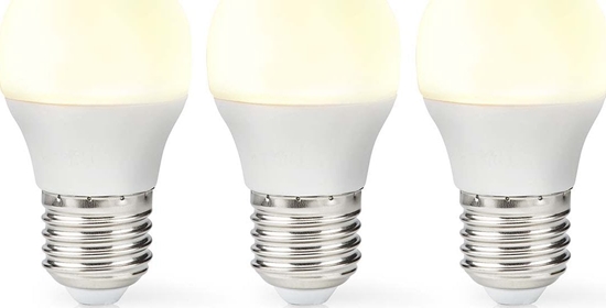 Picture of Nedis Nedis LBE27G452P3 lampa LED Ciepe biae 2700 K 4,9 W E27 F