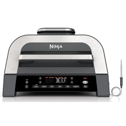 Изображение Ninja | 6-in-1 MAX Grill and Air Fryer | DG551EU | 3.8 L | Number of programs 6 | Silver/Black