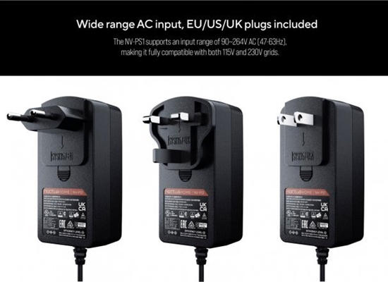 Picture of Noctua Noctua power supply NV-PS1, 115V / 230V AC > 12V DC (black, for 12 volt fans)