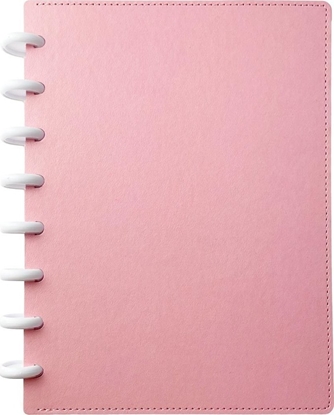 Picture of Notatnik A5 z systemem dysków róowy