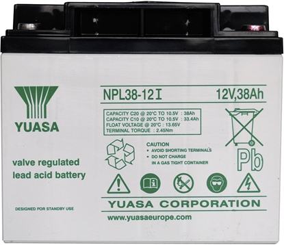 Picture of NP38-12 YUASA 38Ah 12V Akumulator AGM