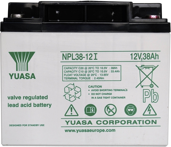 Picture of NP38-12 YUASA 38Ah 12V Akumulator AGM
