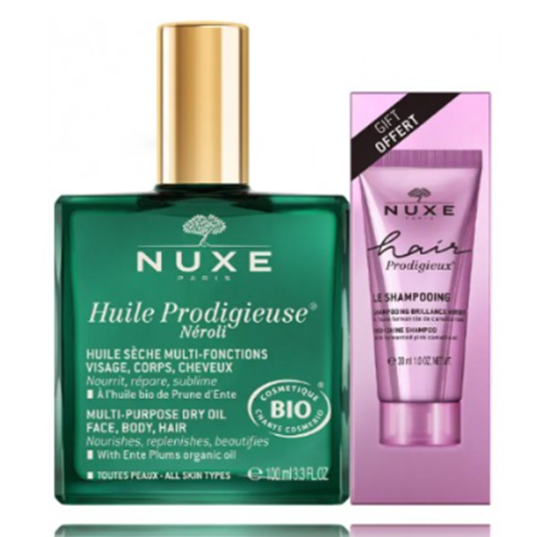 Picture of Nuxe Huile Prodigieuse Néroli Dry oil set 100 ml + shampoo 30 ml