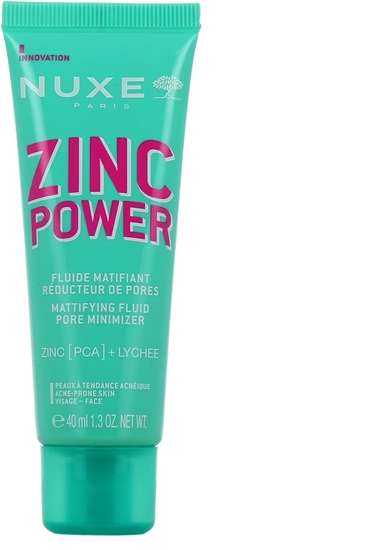 Изображение NUXE_Zinc Power Mattifying Fluid Pore Minimizer matujcy krem zmniejszajcy pory 40ml