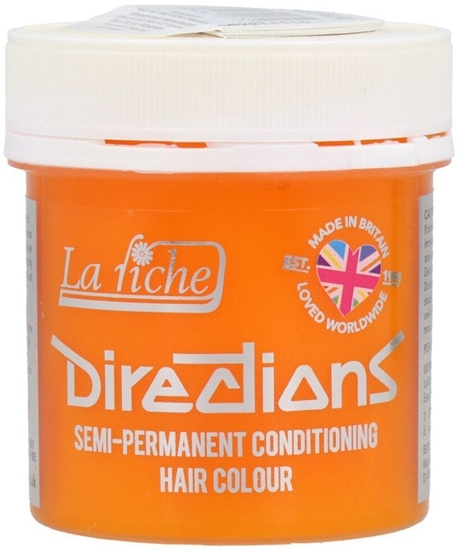 Изображение Odywka do wosów ochraniajca kolor La Rich Directions Sun Flower 88 ml Koloryzacja Pótrwaa Pomaraczowy