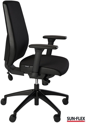Attēls no Office chair SUN-FLEX®OFFICECHAIR HB Onyx Black