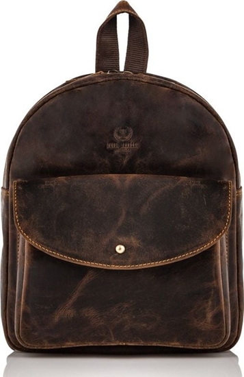 Picture of Paolo Peruzzi BRZOWY SKÓRZANY PLECAK PAOLO PERUZZI T-18-BR