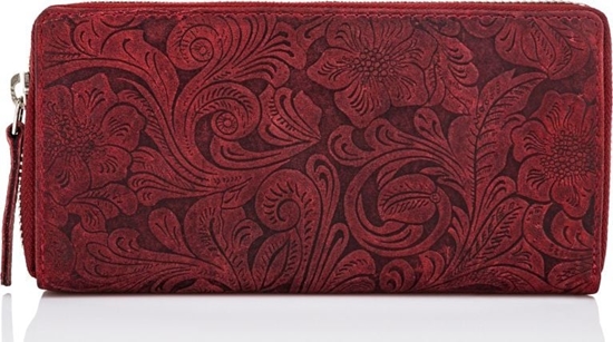 Picture of Paolo Peruzzi CZARNY PORTFEL DAMSKI PAOLO PERUZZI NA SUWAK KWIATY T-08-RD