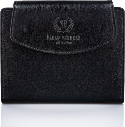 Picture of Paolo Peruzzi CZRNY SKÓRZANY PORTFEL DAMSKI PAOLO PERUZZI RFID T-12-BL