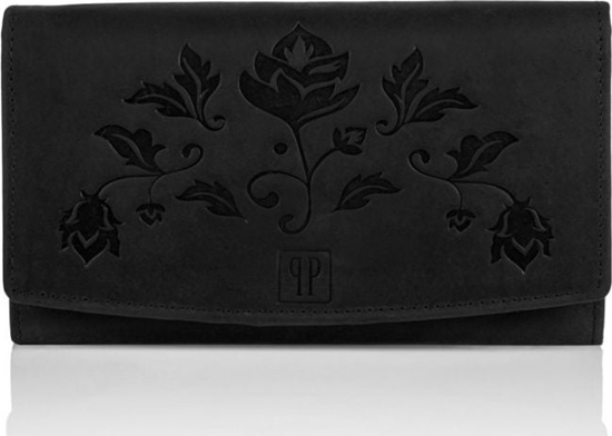 Picture of Paolo Peruzzi DAMSKI PORTFEL SKÓRZANY VINTGE PAOLO PERUZZI T-01-BL