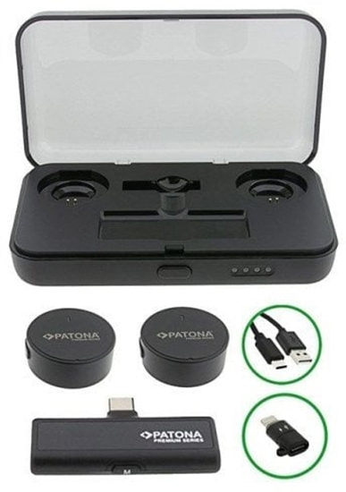 Picture of PATONA Premium Profesjonalny Zestaw Mikrofonów Krawatowych PTS-I91S z etui adujcym