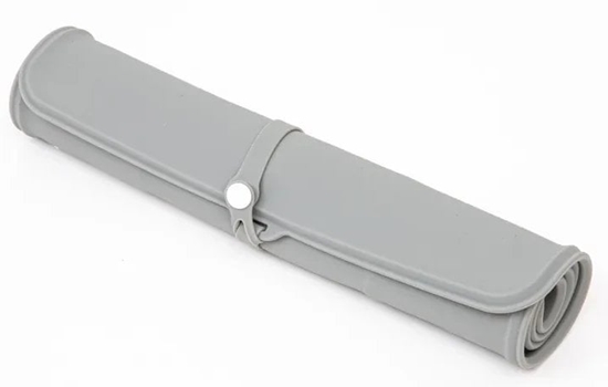 Picture of Paw Paw Love - Firkantet silikoneskål (2-pack) (Large) - Mørkegrå