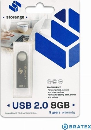 Picture of Pendrive Storange Storange pamiÄÄ 8 GB | Slim | USB 2.0 | grafit