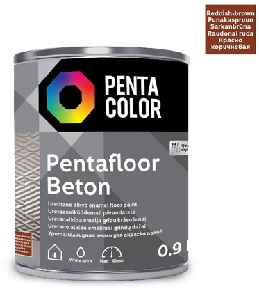 Picture of Pentacolor PAINT PENTAFLOOR BETON RED-BROWN 0.9L