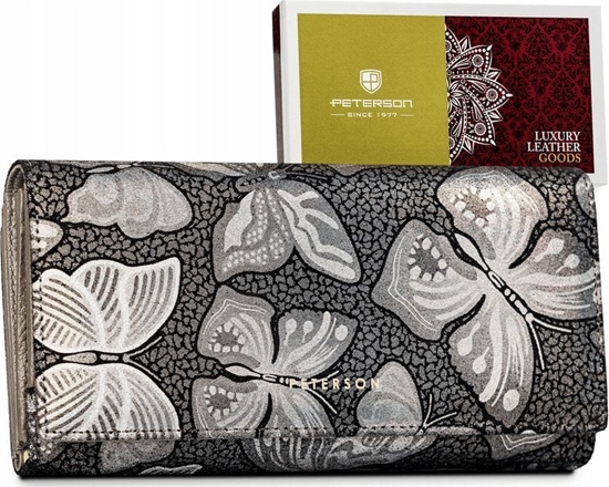 Picture of Peterson Duy portfel damski w motyle ze skóry naturalnej  Peterson NoSize